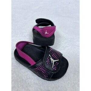 Jordan Hydro 2 Sandals Toddler Size 6C 487574-609 Hot Pink Black Nike